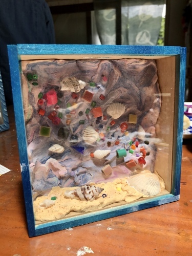 海で拾った貝殻で工作してみよう！貝殻は１００均でも売っているよ♡