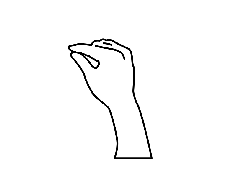 つまむ 手のイラスト素材 - PIXTA