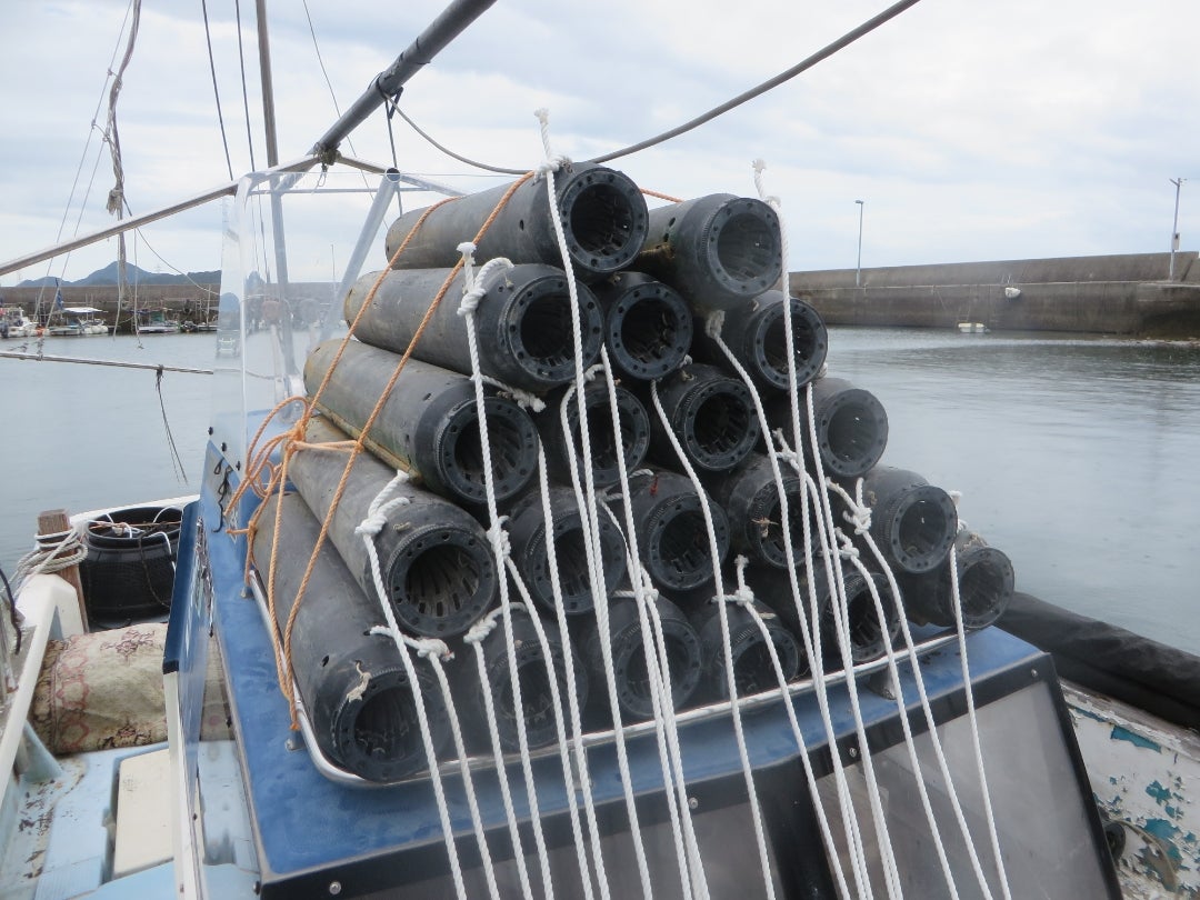 ☆広島発 アナゴ筒 うなぎ筒 アナゴ漁具フルセット 穴子筒