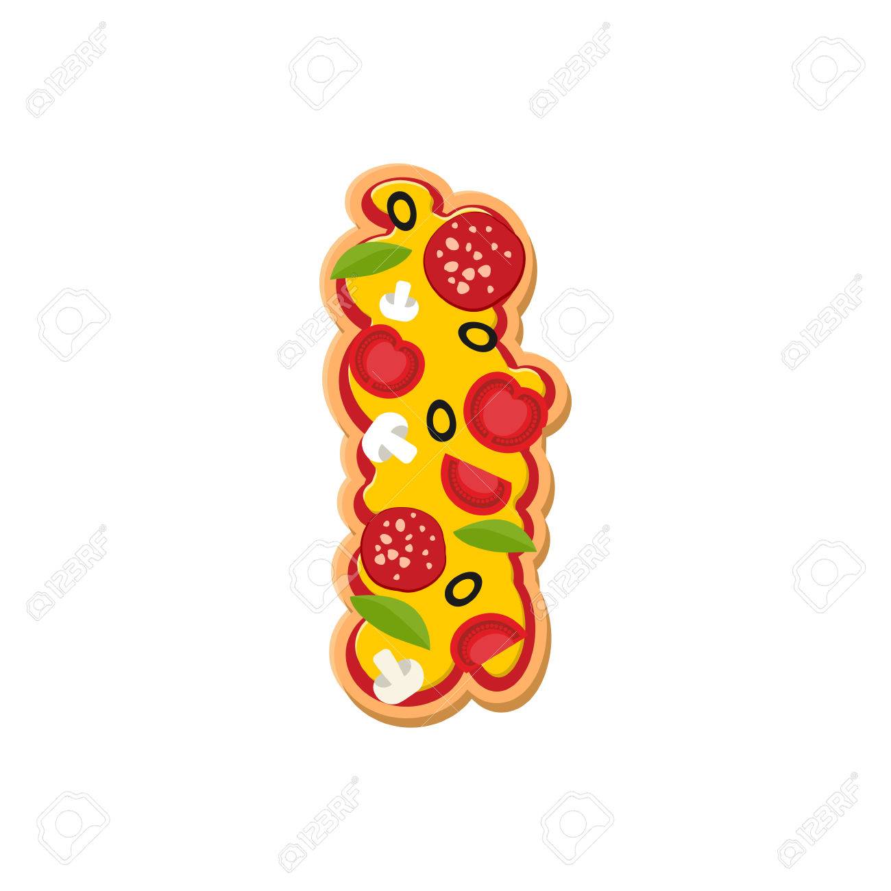 文字と数字でイタリア漫画フォントアルファベットPremiumベクトル素材