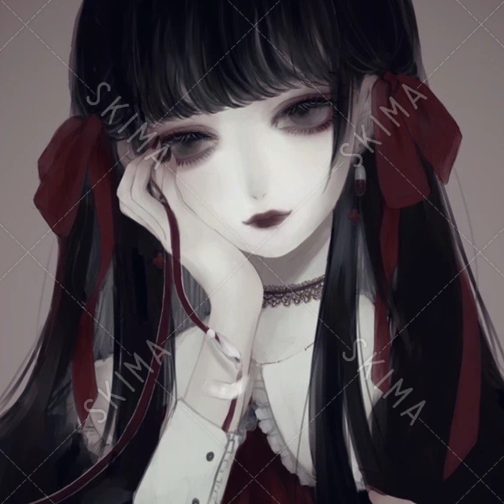 濃い 黒髪ロングイラスト - No: 2297132無料イラスト・フリー素材なら「イラストAC」