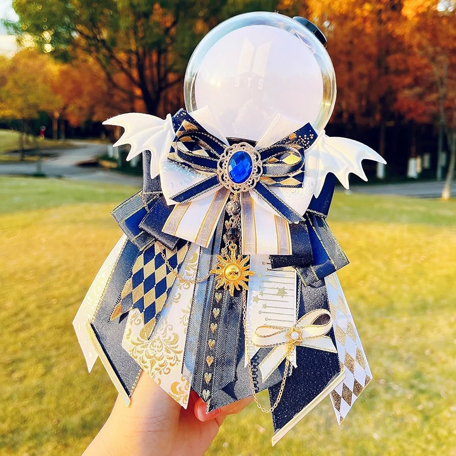 Amazon.co.jp: Coolicee ペンライト リボン ハンドメイド リボン 飾り 華麗型 Light Stick Ribbon 自作リボンペンラ リボン デコレーション 手作り リボン : 文房具・オフィス用品