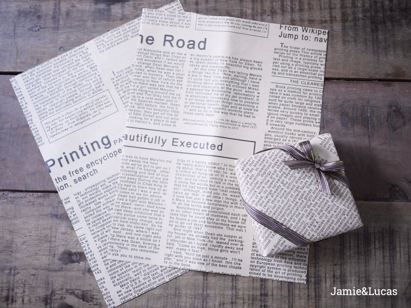 2026製造中止>ラッピング紙袋 英字新聞: ラッピング用品・小物包装資材・梱包資材のパッケージ通販 パケ通株 清和