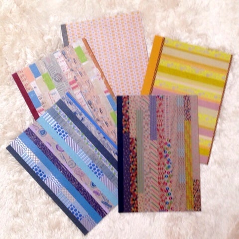 マスキングテープノートが完成📖, 時間がある時にちょこちょこ貼ってたけど, やっとこそさ完成！！, なかなかの量があるから大変だったけど,やっぱりデコする時にどんな柄があるか, 分かるし、これは便利🫶, なんとなく分類分けして貼ってたけど, 買い足したり、忘れてたり ,正直、気に入ってないページもある😂, ノートは セプトクルール マス目が薄く細かくて, 貼りやすい✨,マスキングテープ