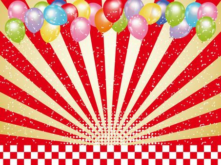 花や葉のイラスト・フリー素材 バナー・タイトル枠No.040『青紫・カーブ』