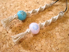 とんぼ玉と組紐のストラップ 几帳と吉祥 その他雑貨 ろばちゃん 通販 18801194Creema クリーマ