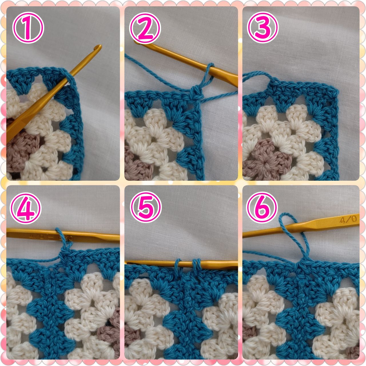 ハンドメイドかぎ編み グラニースクエア カーディガン 余った毛糸で編んだカーディガン🥰鍵編み かぎ編み編み物 ニット ハンドメイド クロシェ グラニースクエア デイジースクエア手編み セーター 棒針編み crochet grannysquare daisysquare knitting yarnlove