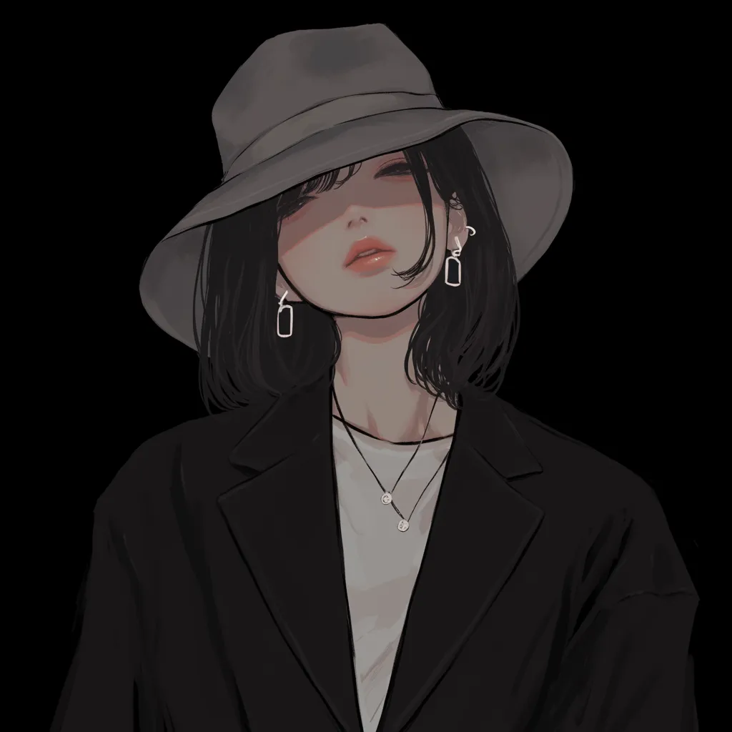 韓国 系アイコン 黒系統 インスタアーカイブ