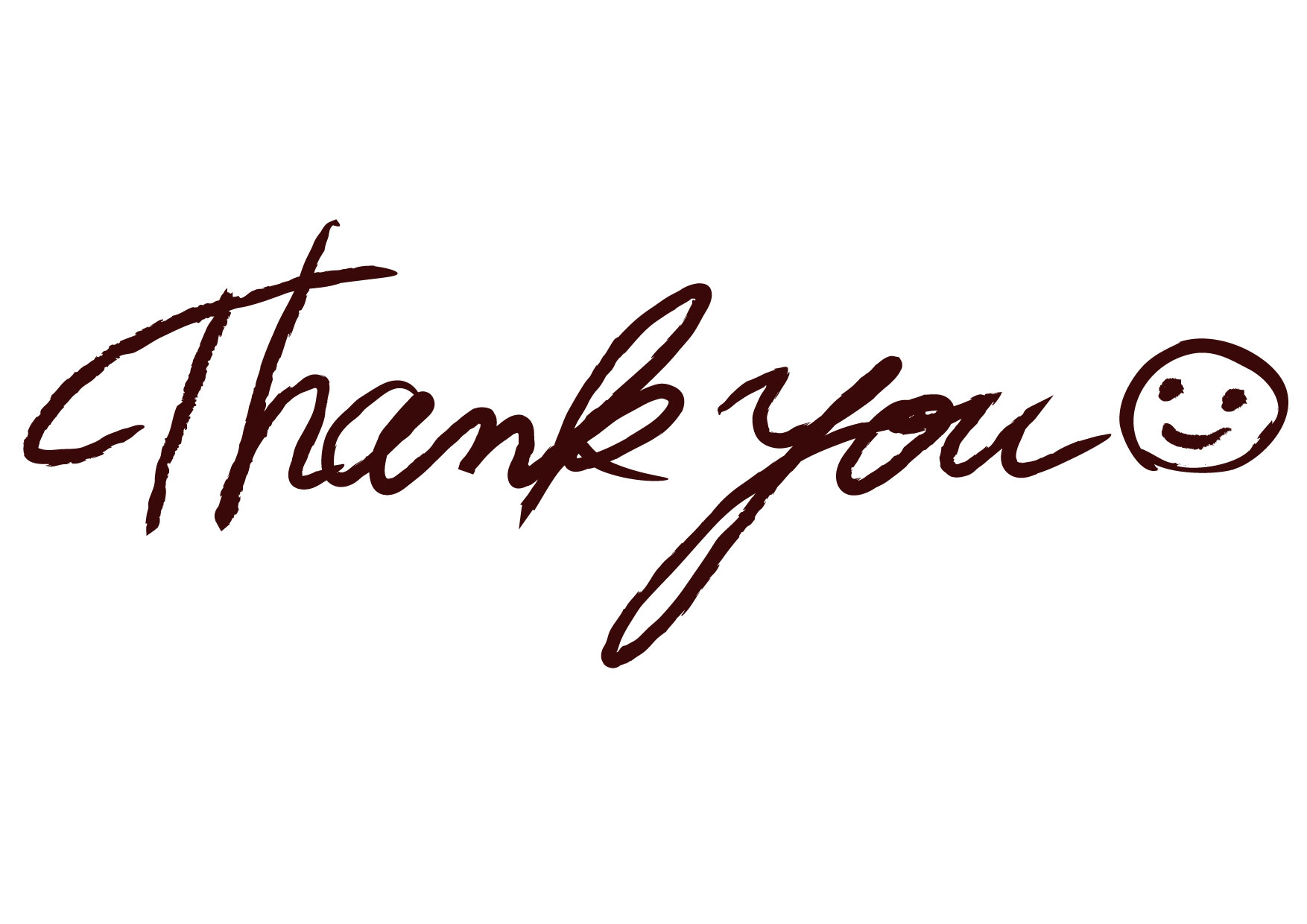 ありがとう」の文字イラスト03イラスト無料・かわいいテンプレート