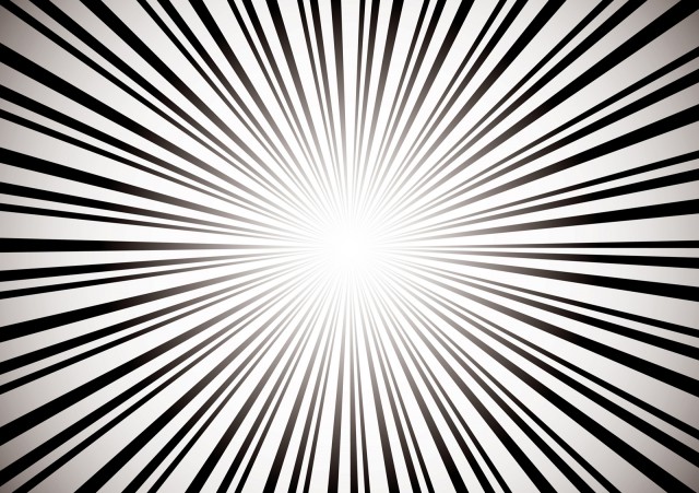 集中線でデザインを無料で作成！Canva