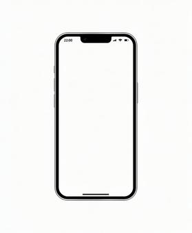 スマホの青色もこもこ吹き出しフレーム飾り枠イラスト無料イラスト かわいいフリー素材集 フレームぽけっと