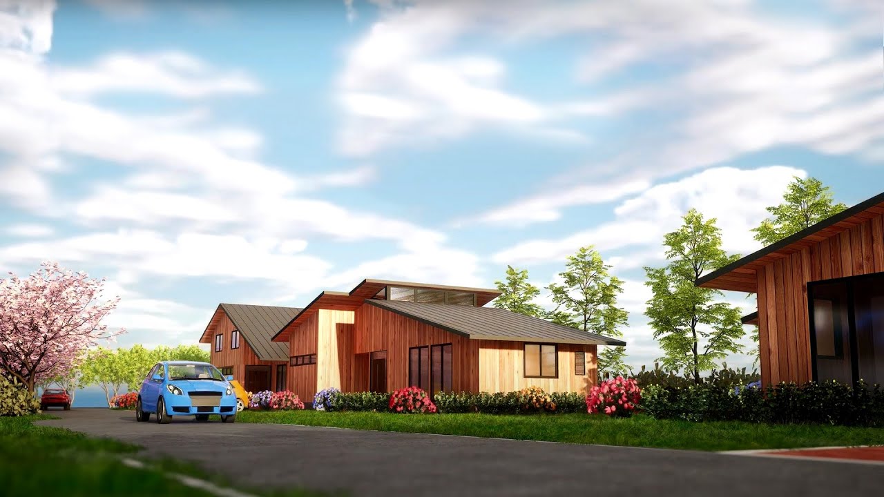 夏だとパースも夏になりがち。雨上がりの道で少しでも涼を。3DCG建築パーススケッチアップsketchuptwinmotionblenderブレンダーインテリアデザイン建築設計6ge8リューゴバhttps:6ge8.my.canva.site中国CGパーススケッチパースラフ