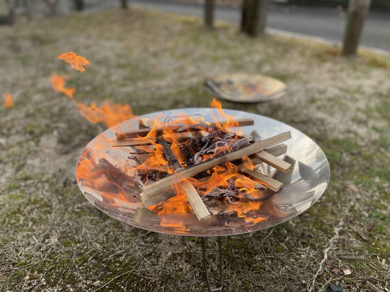 AmazonColeman コールマン焚き火台 ファイアーディスクソロ 直径約30cm アウトドア キャンプ 焚火 BBQ ソロキャンプ3秒設置 お手入れカンタン ステンレスColeman コールマンキャンプ用グリル・焚火台