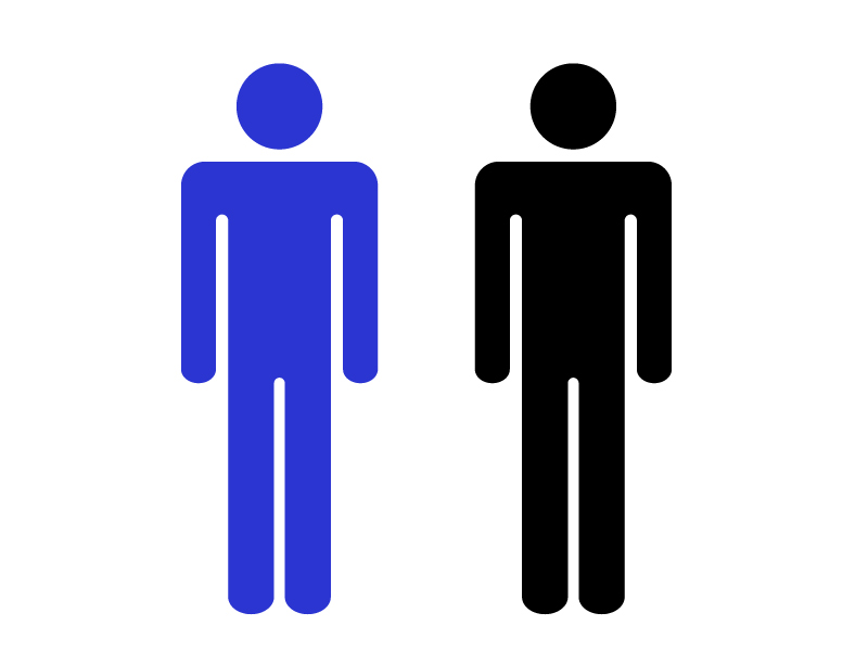 ビジネスアバターのプロフィール写真の男性と女性のベクターアイコンセット Stock ベクタ