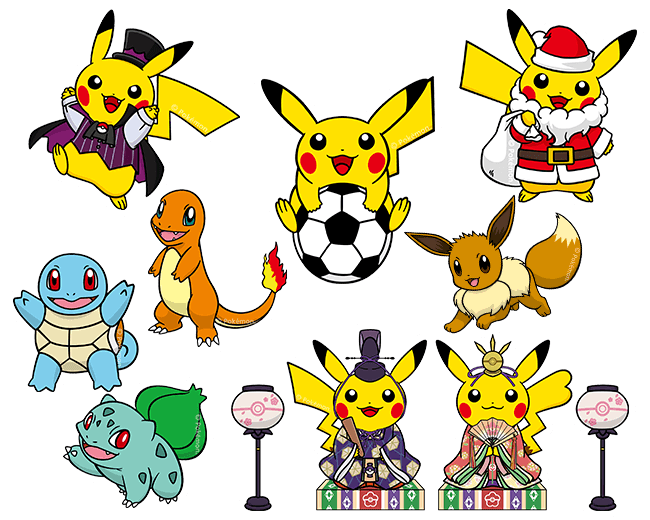 ポケモン「 フォロワー5555人記念ポケモンいろいろフリーアイコンです。加工、二次配布」白