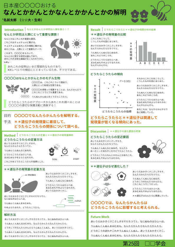 学会発表ポスターデザインのコツ⑥ 背景色で見やすさアップ！shoko8muratacoconalaブログ