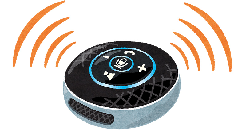 マイクとスピーカーのイラスト - ONWAイラスト