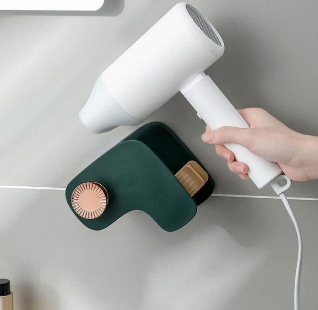 Bellejoomu ダイソン ドライヤー ホルダーダイソン ドライヤーブラケット ヘアドライヤー置き ラック壁掛けフックシルバー–BelleLifeベルライフ