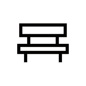 スーパー モノクロ建物5 乗り物・建物 無料イラスト素材