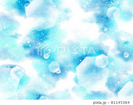 青のグラデーション背景素材、壁紙、水色、ベビーブルー Stock イラスト