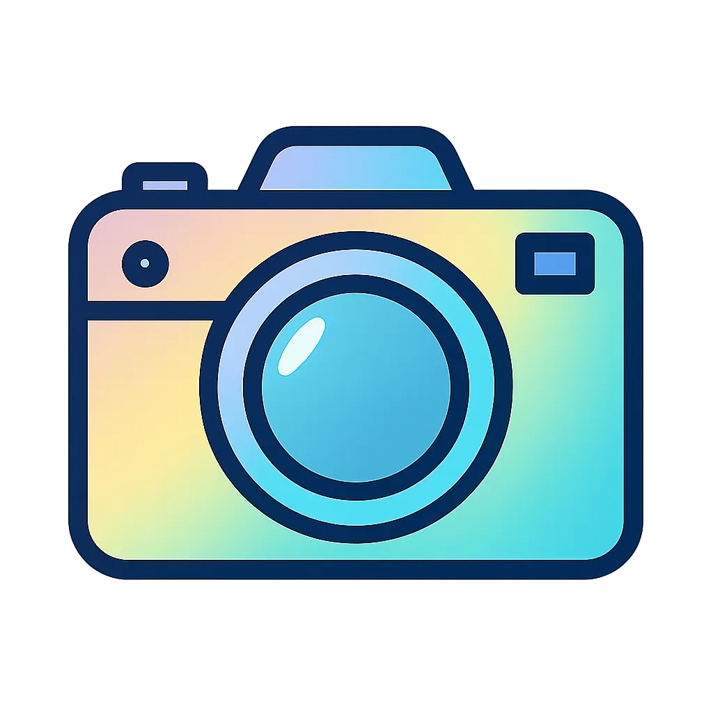 中古のデジタルカメラのイラストエコのモト