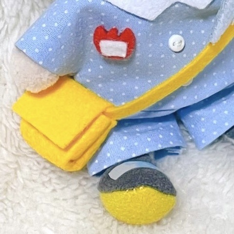 DIY 透明窓付きポーチ作る 大人可愛い痛ポーチ