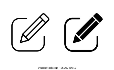 ペンアイコンのイラスト無料ベクトル素材