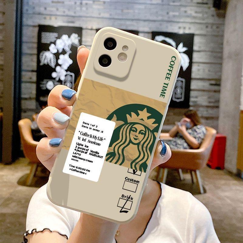 あっ、スタバのシール貼ってる」じゃねえからっnishimarufushioのソフトクリアスマホケース iPhoneケース 通販 ∞SUZURI スズリ