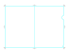 デザインテンプレート クリアファイル 販促花子ノベルティ