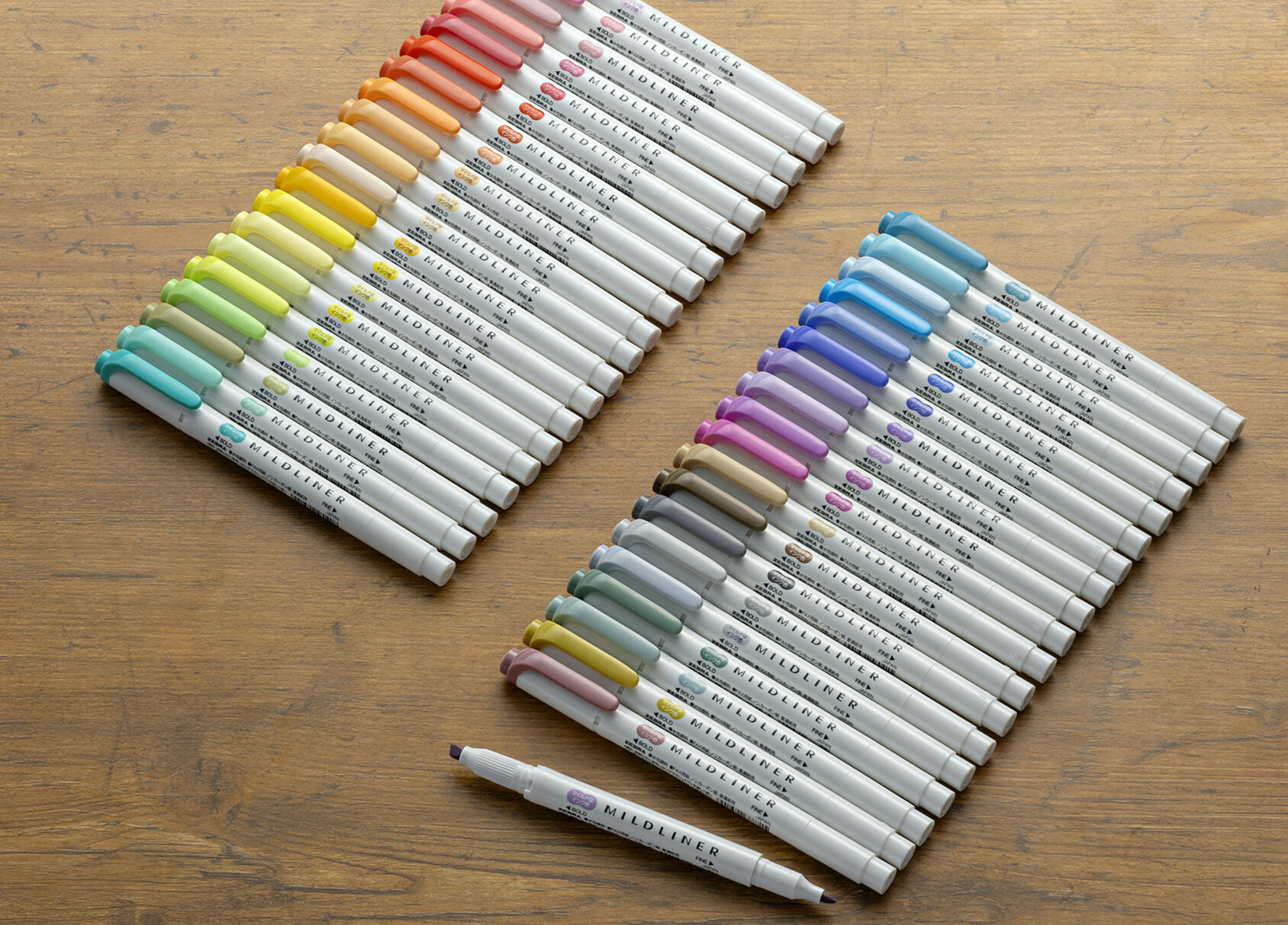 大人気マーカー！マイルドライナー全25色を紹介 色見本付きAnemone style