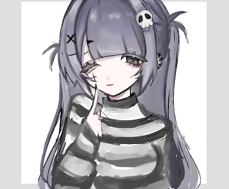 SNS用アイコン描かせていただきます 地雷系がすきです‼️が、アイドルが描きやすいです‼️ココナラ