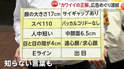 広告「カワイイに正解ない」が批判の的に？ 「美の基準にNO」の意図が逆に「コンプレックス刺激」「当てはまらない とショック」の声もFNNプライムオンライン