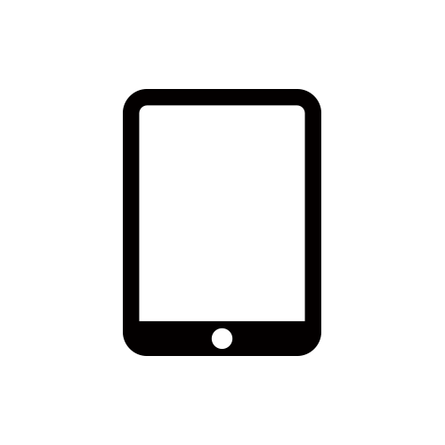 フリーイラスト横向きのタブレットPCを操作する手パブリックドメインQ：著作権フリー画像素材集