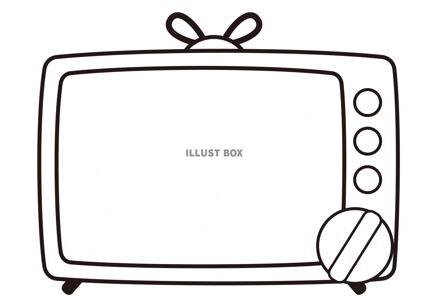テレビ フレームイラスト無料イラスト・フリー素材なら「イラストAC」
