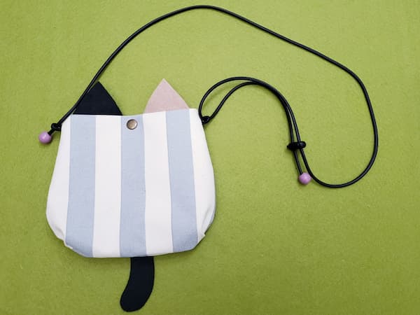 無料型紙あり ころんとかわいい、まん丸ショルダーバッグ ポシェット の作り方nunocoto fabric