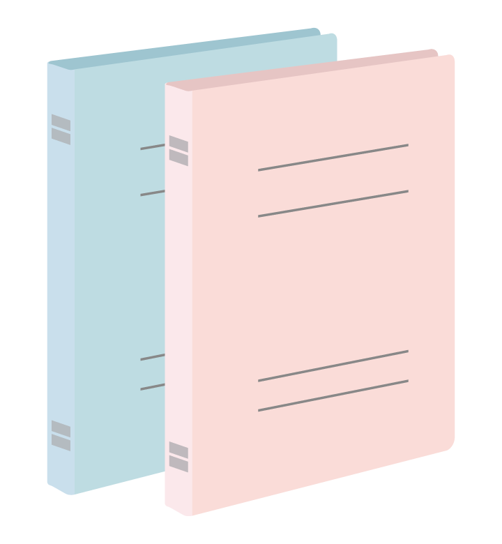 PDFファイルのシルエット無料のAi・PNG白黒シルエットイラスト