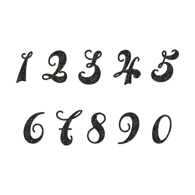 猫の数字イラストのフリー素材イラストイメージ