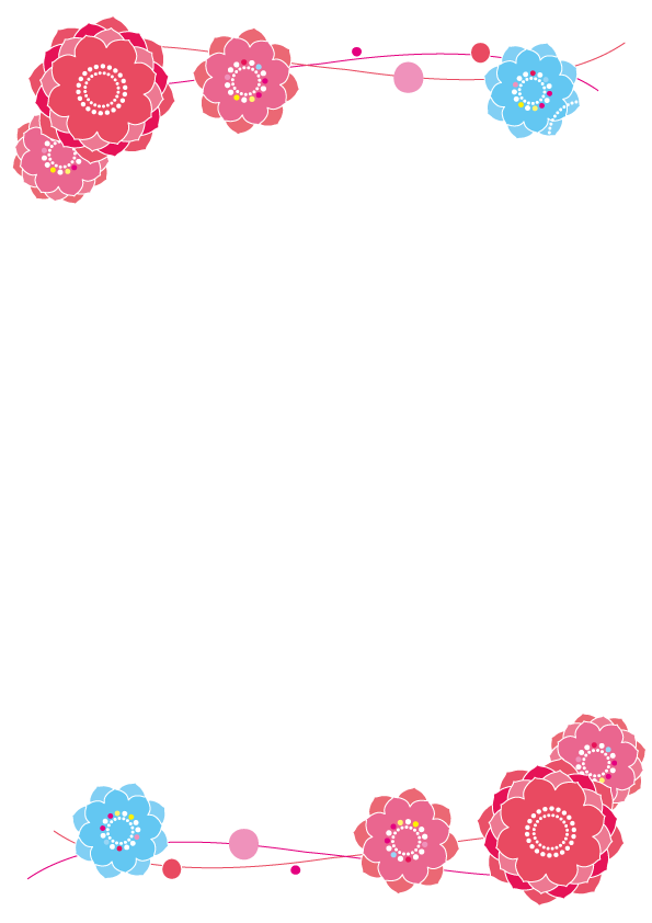 夏祭りのフレーム無料イラスト素材素材ラボ