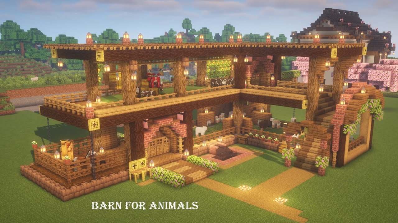 Minecraft 動物小屋 と、何の小屋？ - ひまうさDiary