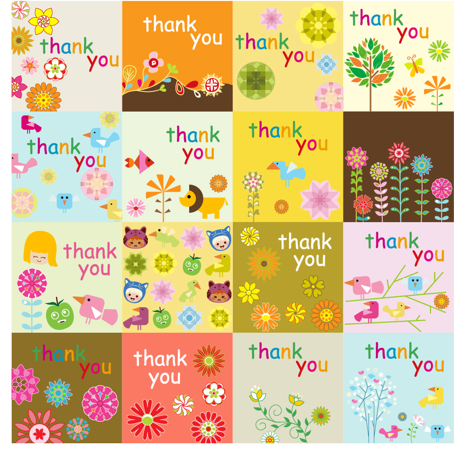 サンキューカード 星イラスト無料イラスト・フリー素材なら「イラストAC」