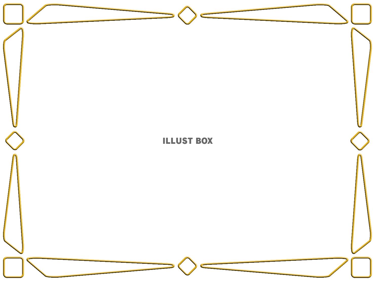 丸いフレームシンプル飾り枠背景素材イラスト。透過png：イラスト無料