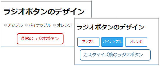 サンプルコード紹介 チェックボックス ラジオボタンをCSSで装飾する方法を解説。キオミルブログ