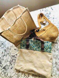 防水エコバッグNo.1 壊れた傘の布をリメイク