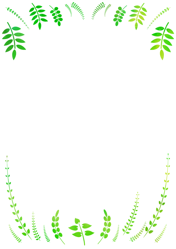 七夕フレーム 縦 ：イラスト無料