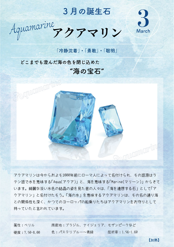 アクアマリン色石BANK