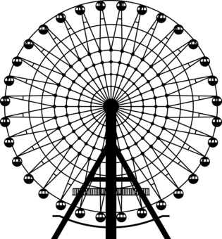 観覧車アイコンのイラスト素材・ベクター Image 42931654