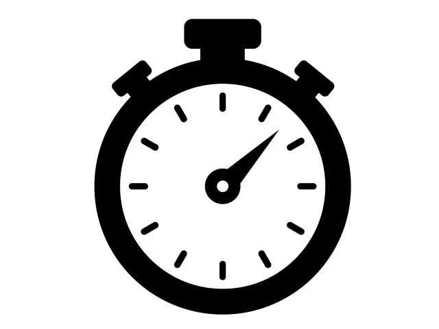 5分タイマーのシンプルなイラストイラスト - No: 24666118無料イラスト・フリー素材なら「イラストAC」