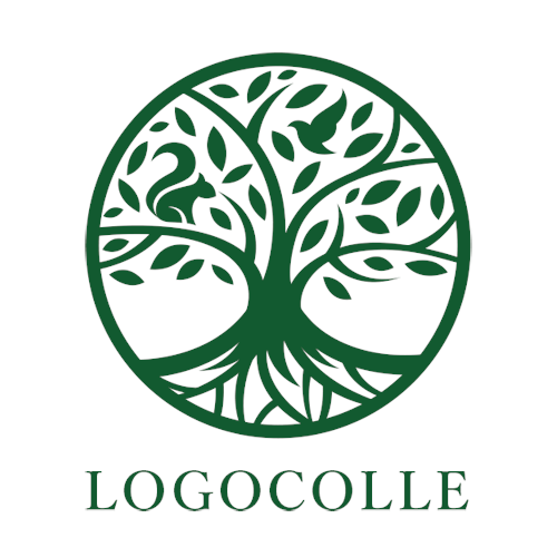 葉と頭文字ロゴ Wのナチュラルデザインロゴ購入番号023ロゴ販売ロゴ購入と制作依頼サイト