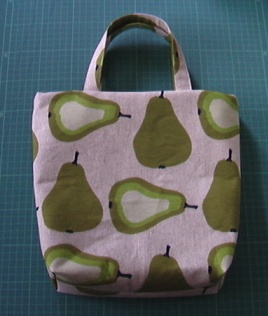 裏地付きミニミニトートバッグ の作り方 ハギレで作れる 小物入れにも