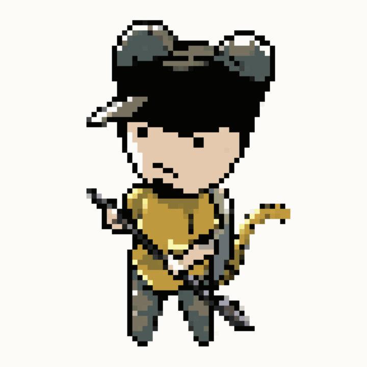 小さなサイズのドット絵を並べることを趣味とするものです私の作品知ってもらえたら幸せの極みドット絵